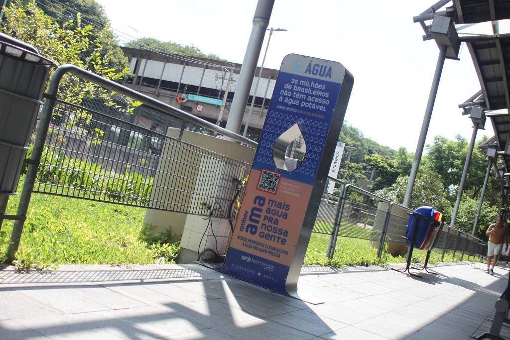 capa post Nove terminais de ônibus de SP ganham totens de água potável e gratuita