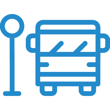 ícone paradas de ônibus